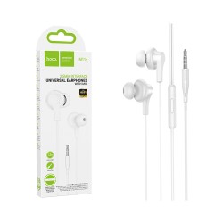 Auscultadores com Cabo Hoco M114 Jia com Microfone 3,5mm 1,2m Branco Auscultadores com Cabo Hoco M114 Jia com Microfone 3,5mm 1,2m Branco